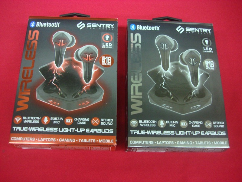 Sentry Pro Audio Light-Up True Wireless Earbuds