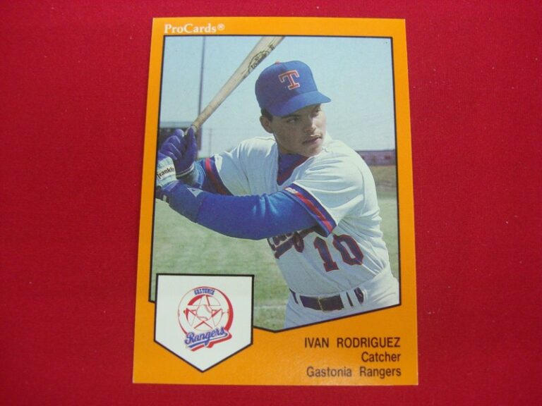 1989 ProCards Ivan Rodriguez Gastonia Rangers Rookie Card #1006
