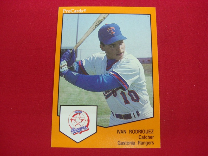 1989 ProCards Ivan Rodriguez Gastonia Rangers Rookie Card #1006