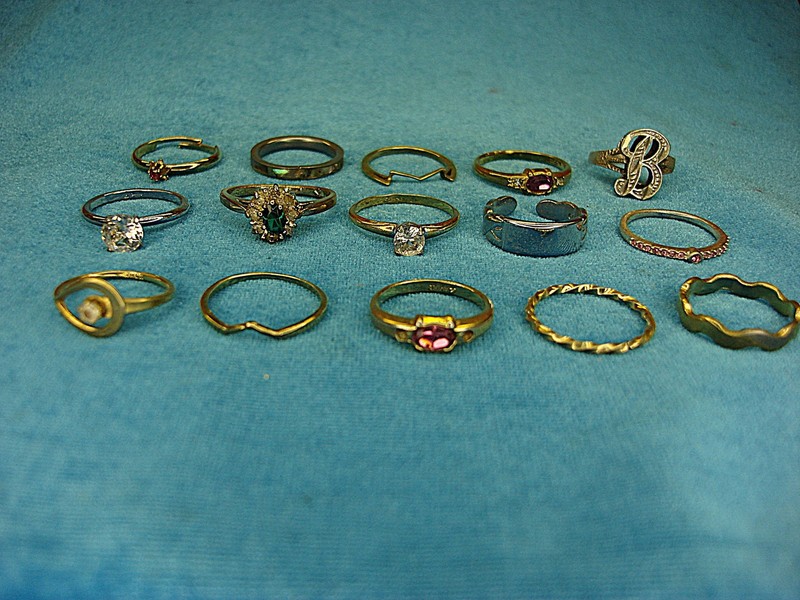 Vintage to Modern Fashion Ring Lot of 15