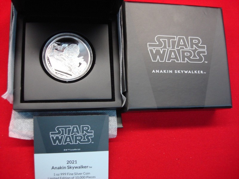 2021 NIUE Anakin Skywalker Proof Silver Coin