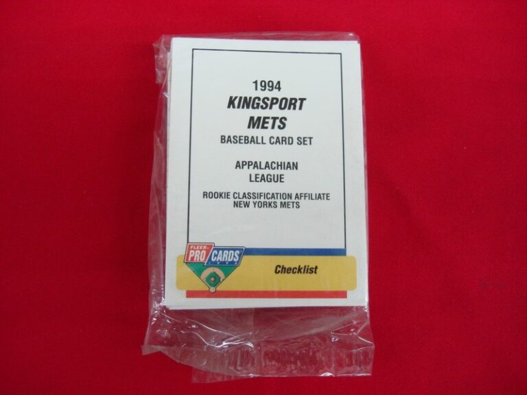 1994 Fleer ProCards Kingsport Mets MiLB Team Set with Terence Long