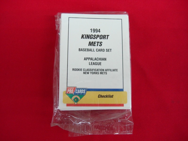 1994 Fleer ProCards Kingsport Mets MiLB Team Set with Terence Long