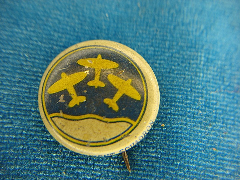 Vintage Kellogg's 'PEP' pin commemorating the 42nd Bombardment Squadron