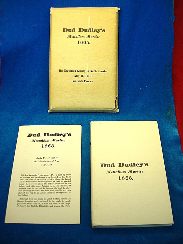 Dud Dudley's Metallum Martis Facsimile: 1665 Edition - Historical Metal Forging Text