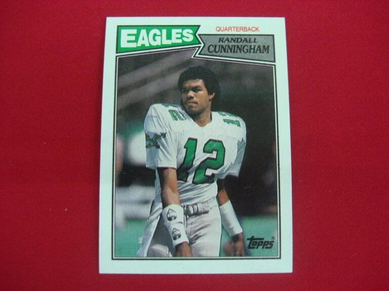1987 Topps Randall Cunningham Rookie Card #296 RC Philadelphia Eagles