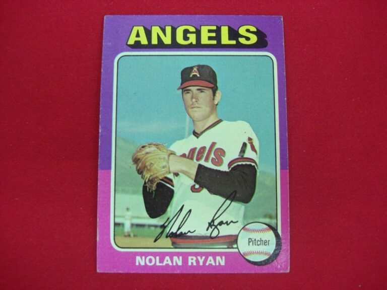 1975 Topps Nolan Ryan Baseball Card #500