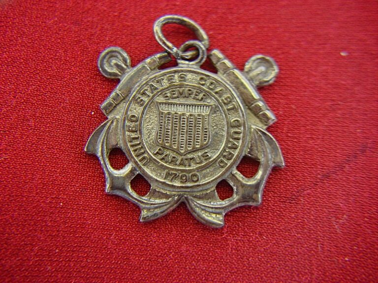 Vintage US Coast Guard Sterling Silver Charm/Pendant