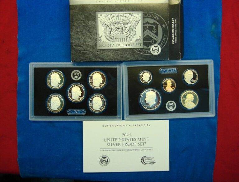 2024 U.S. Silver Proof Set - Complete 10-Coin Set
