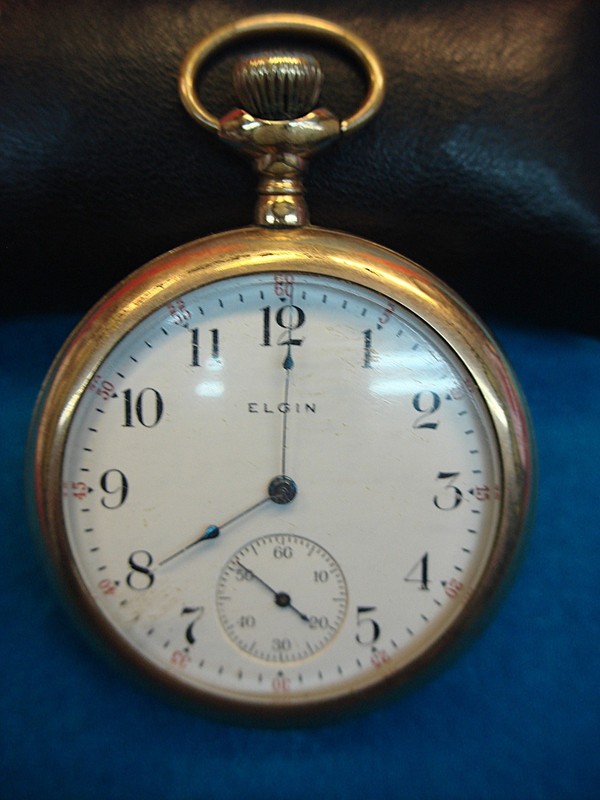 Antique Elgin Grade 291 Pocket Watch (1910) - Parts/Repair - 7 Jewel Movement