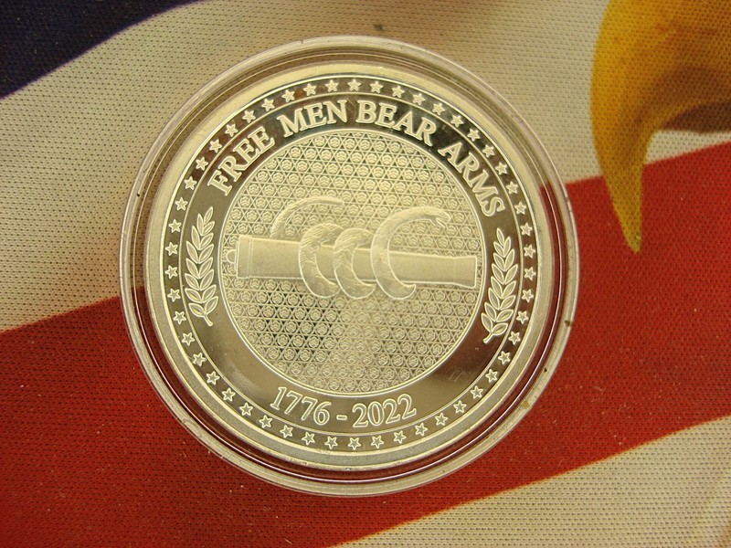 Infowars Founding Member 1 oz .999 Fine Silver Round - Come & Take It Design