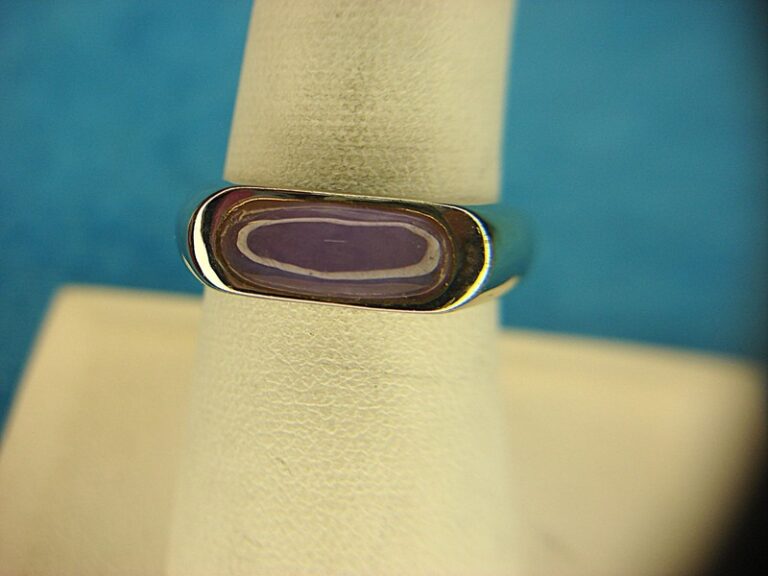 Sterling Silver Amethyst Ring, Size 8 - Pre-Owned