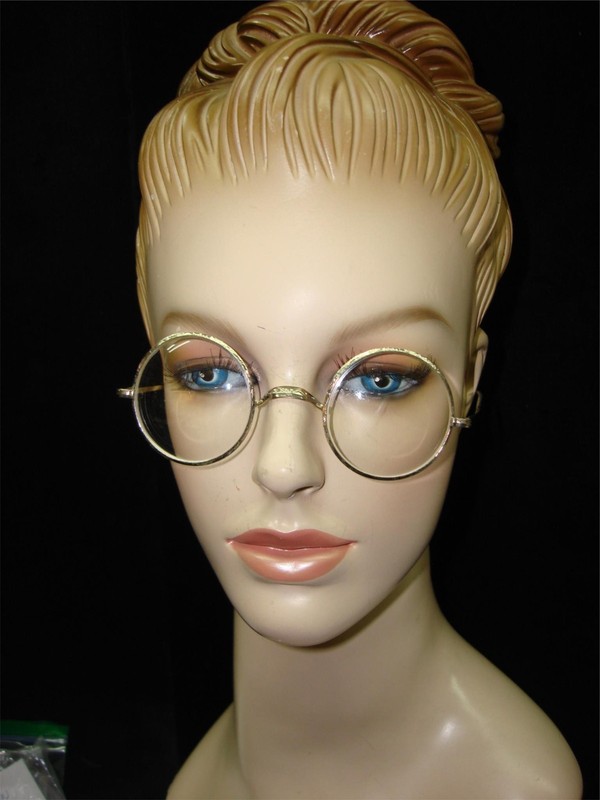 Antique Victorian eyeglasses with floral and sunrise design, excellent condition