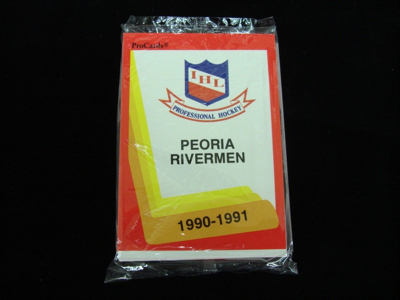 1990-91 Peoria Rivermen (IHL) ProCards Factory Sealed Team Set
