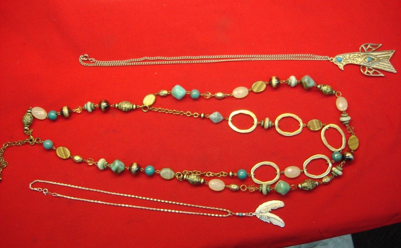 Estate Southwestern Style Necklace Set of 3