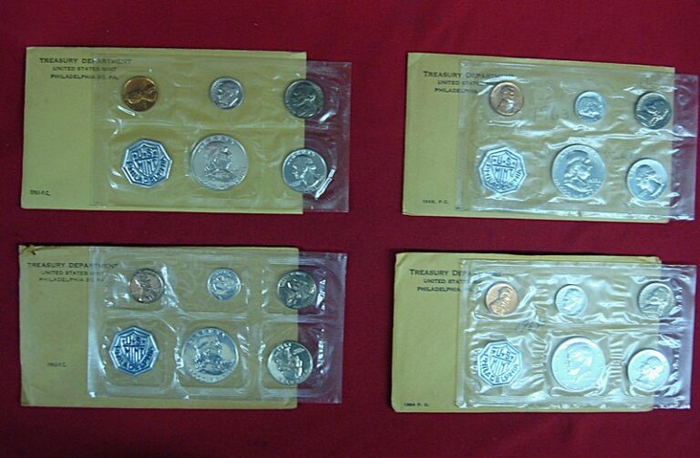 1961-1964 U.S. Proof Sets in mint condition