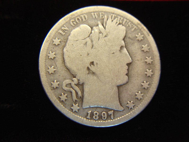 1897-S Barber Half Dollar Key Date in Natural Condition