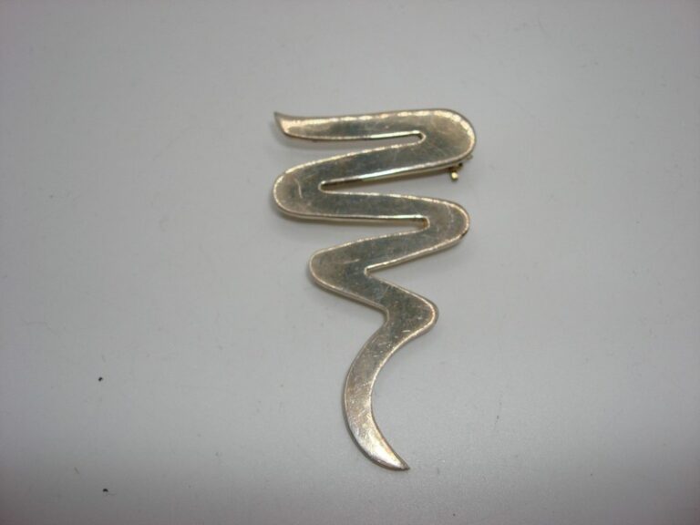 Vintage Taxco sterling silver modernist pin signed TV-66