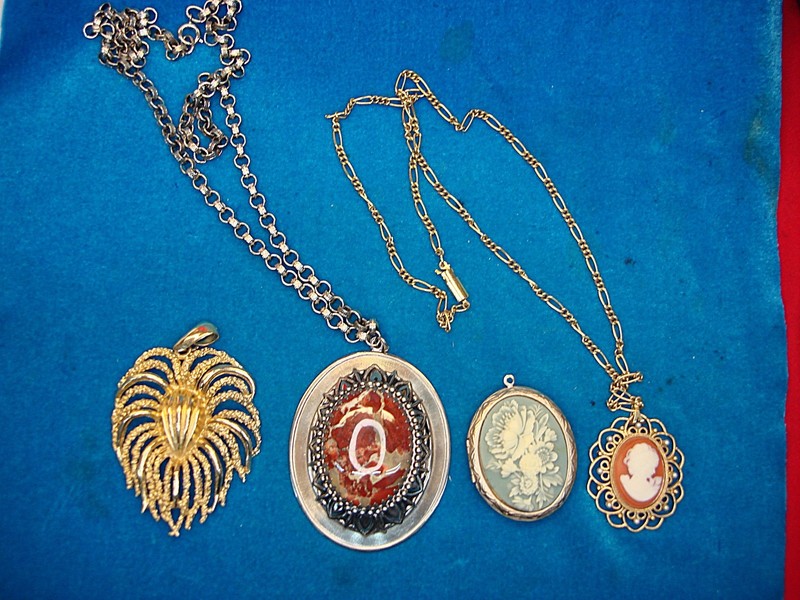 Vintage Estate Necklace & Pendant Lot - Large, Unique Pieces
