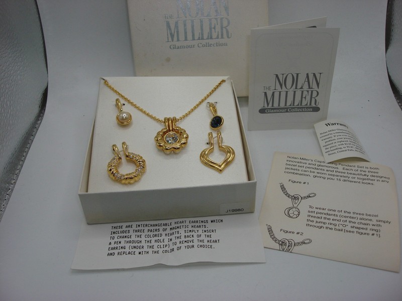 Vintage Nolan Miller Glamour Collection Interchangeable Necklace