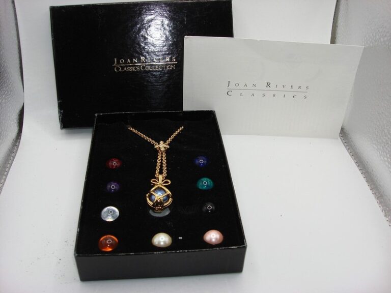 Vintage Joan Rivers Egg Pendant Necklace Set with 10 Interchangeable Eggs