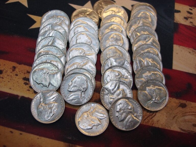 Roll of 40 Brilliant Uncirculated 1963-D Jefferson Nickels