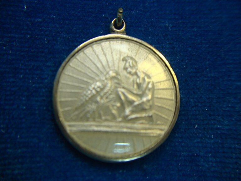Sterling Silver Ganymede Pendant with Jupiter's Eagle