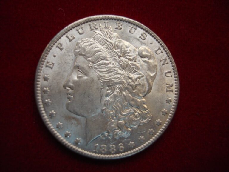 1886-O Morgan Dollar, high grade semi-key date
