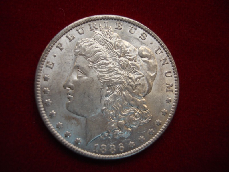 1886-O Morgan Dollar, high grade semi-key date