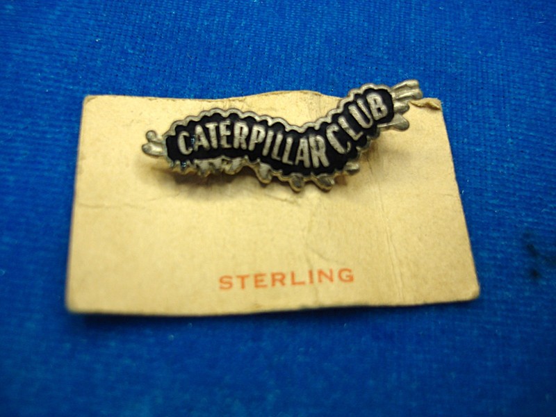 WWII USAAF Sterling Silver Caterpillar Club Paratrooper Pin