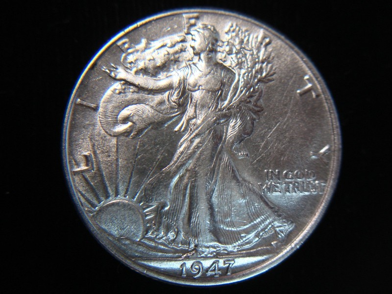 1947 Walking Liberty Half Dollar