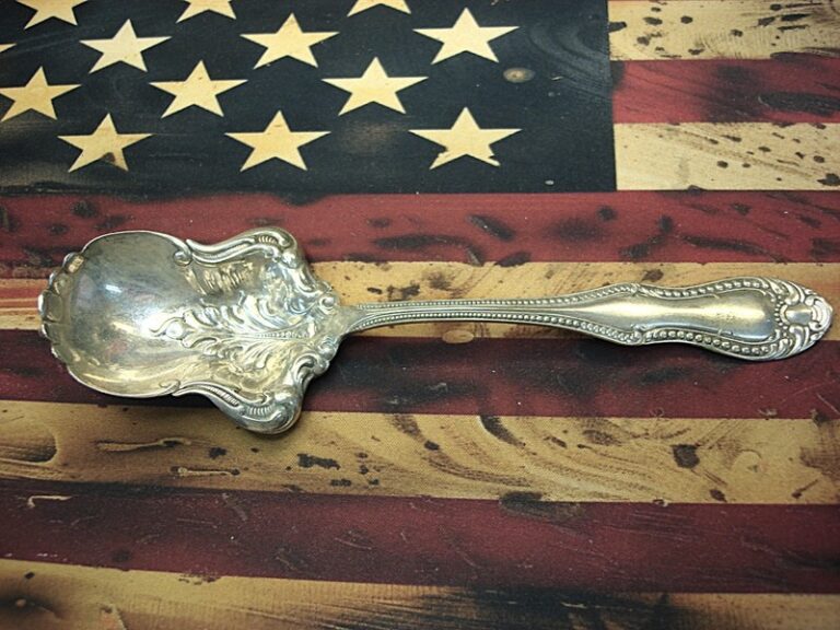 Vintage W. Rogers Silverplate Berry Spoon