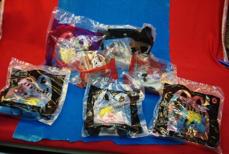 Vintage Happy Meal Toys - Lot of 7 Unopened Collectibles