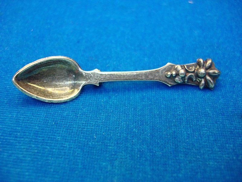 Vintage Sterling Silver Spoon Pin