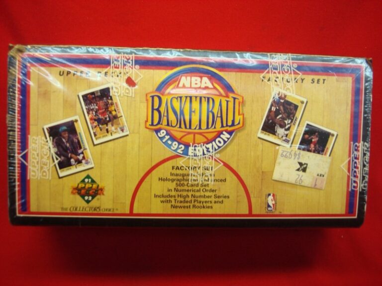 Factory sealed Upper Deck 1991-92 Inaugural Edition 500 card set with holographic rookie and player cards