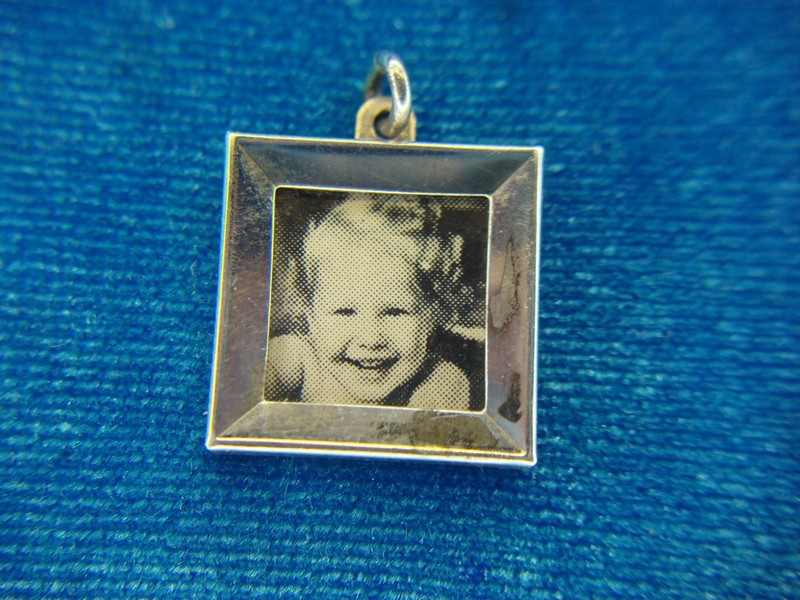 Vintage Gemex Sterling Silver Picture Frame Charm