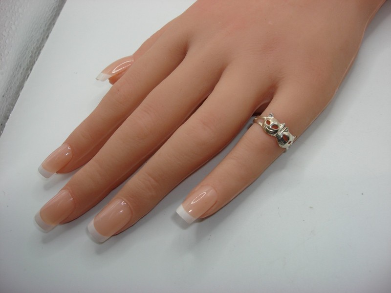 Vintage Sterling Silver Kitten Cat Ring
