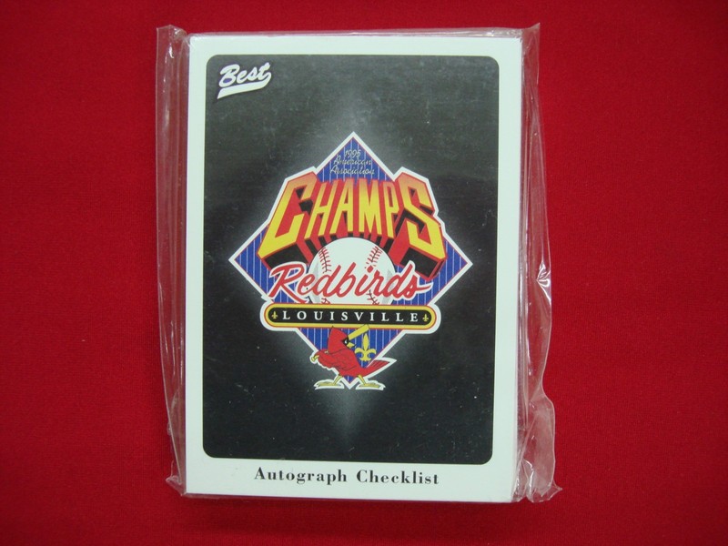 1996 Louisville Redbirds Best MiLB Team Set featuring Dimitri Young