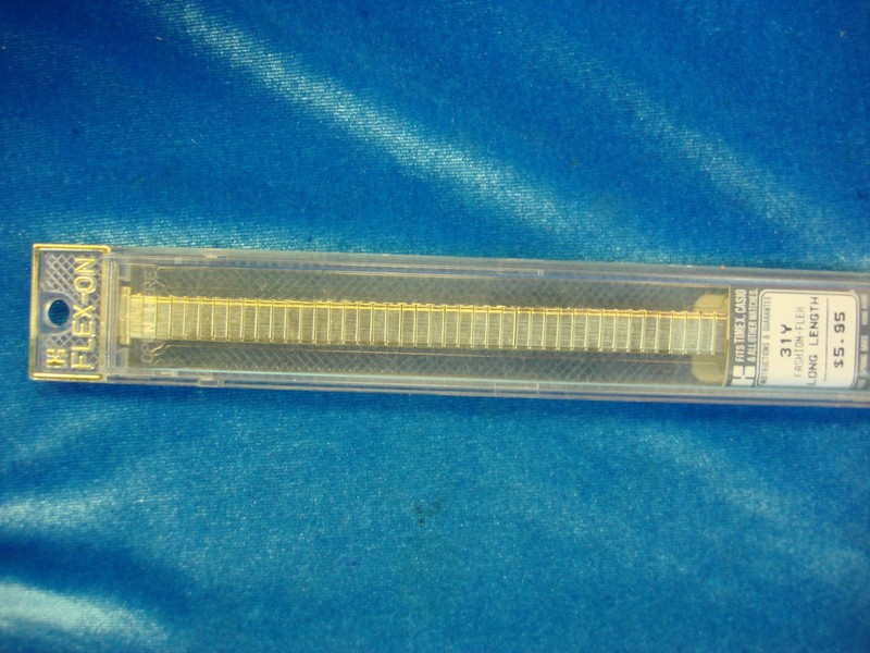 Vintage Kreisler Flex-On Gold Tone Stainless Steel Watch Band - NOS