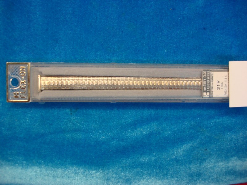 Vintage Kreisler Flex-On Gold Tone Stainless Steel Watch Band - NOS