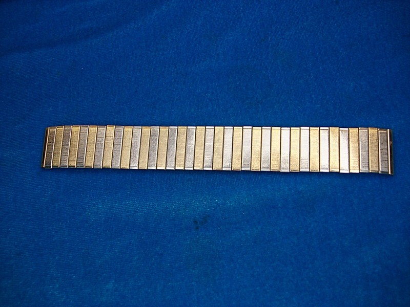 Speidel 2-Tone Brushed Stretch Watch Band for Men