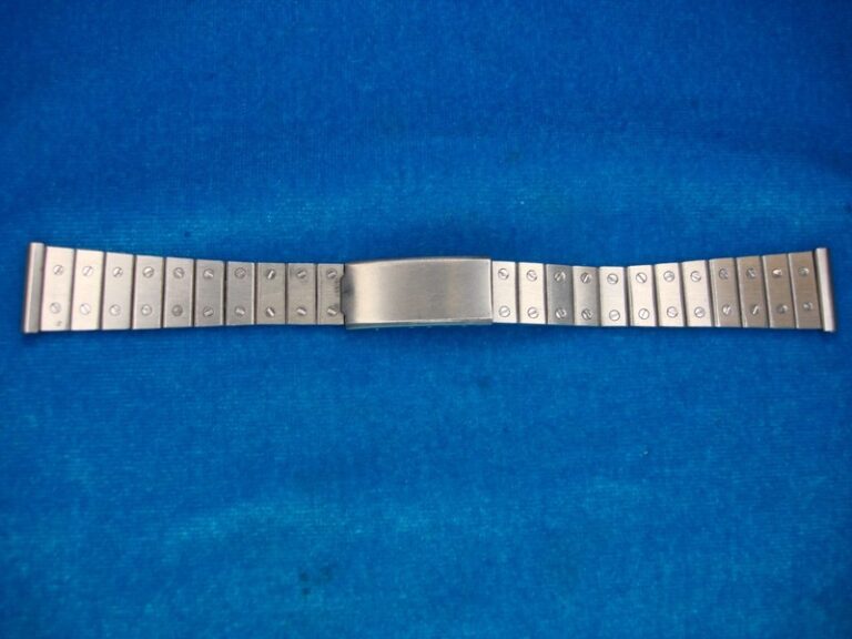 Vintage Style Stainless Steel Watch Band