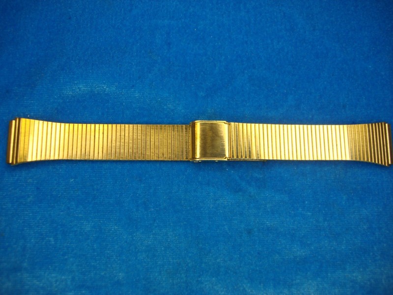 Vintage Gold Tone Wristwatch Band - NOS