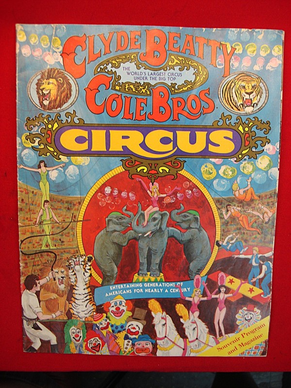 1978 Clyde Beatty & Cole Bros Circus Souvenir Program