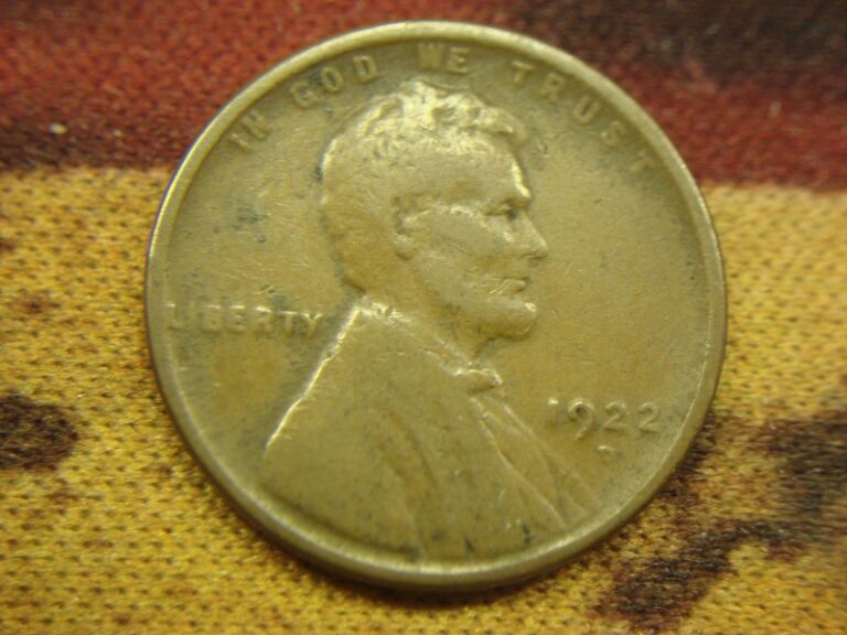 1922 D Lincoln Cent - Rare Weak 'D' & Reverse Variety