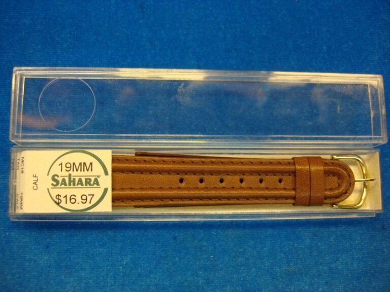 Vintage Sahara Calfskin Leather Watch Strap - Swiss Made
