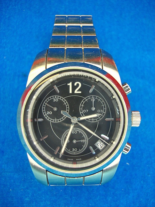 Pre-owned Men's Burberry BU7303 Chronograph Quartz Watch