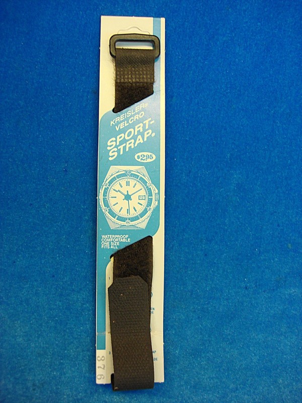 Vintage Kreisler Nylon Sport Watch Band - Dark Brown