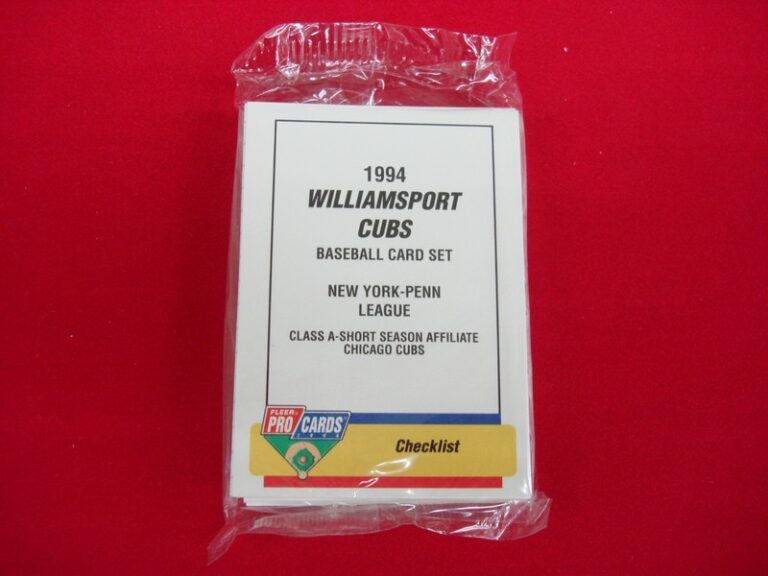 1994 Fleer Procards Factory Sealed Williamsport Cubs Team Set