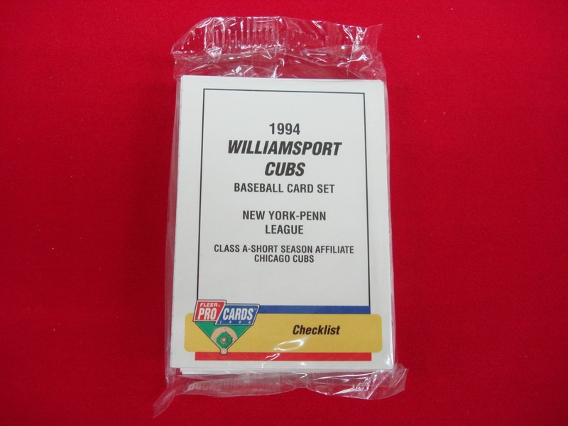 1994 Fleer Procards Factory Sealed Williamsport Cubs Team Set
